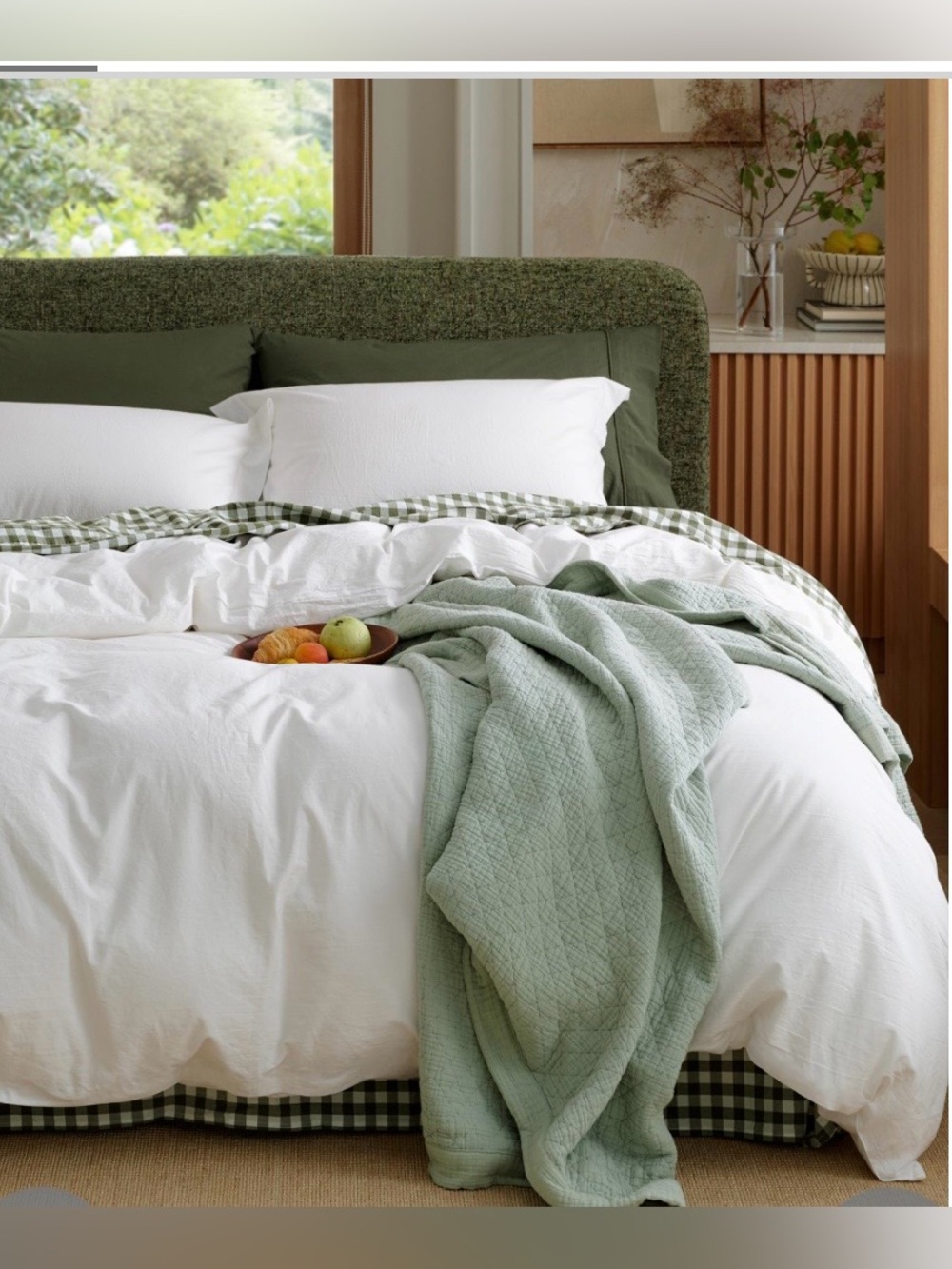 FULL SIZE Duvet Set 100% Washed Cotton - WHITE